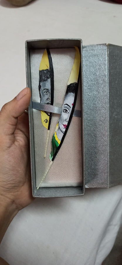 Half Face Feather Painting