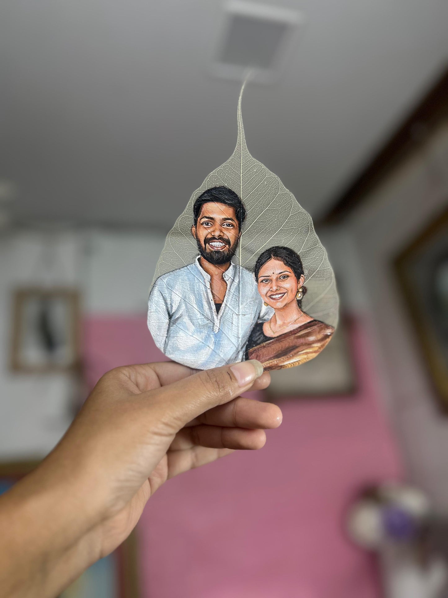 Leaf Art Painting