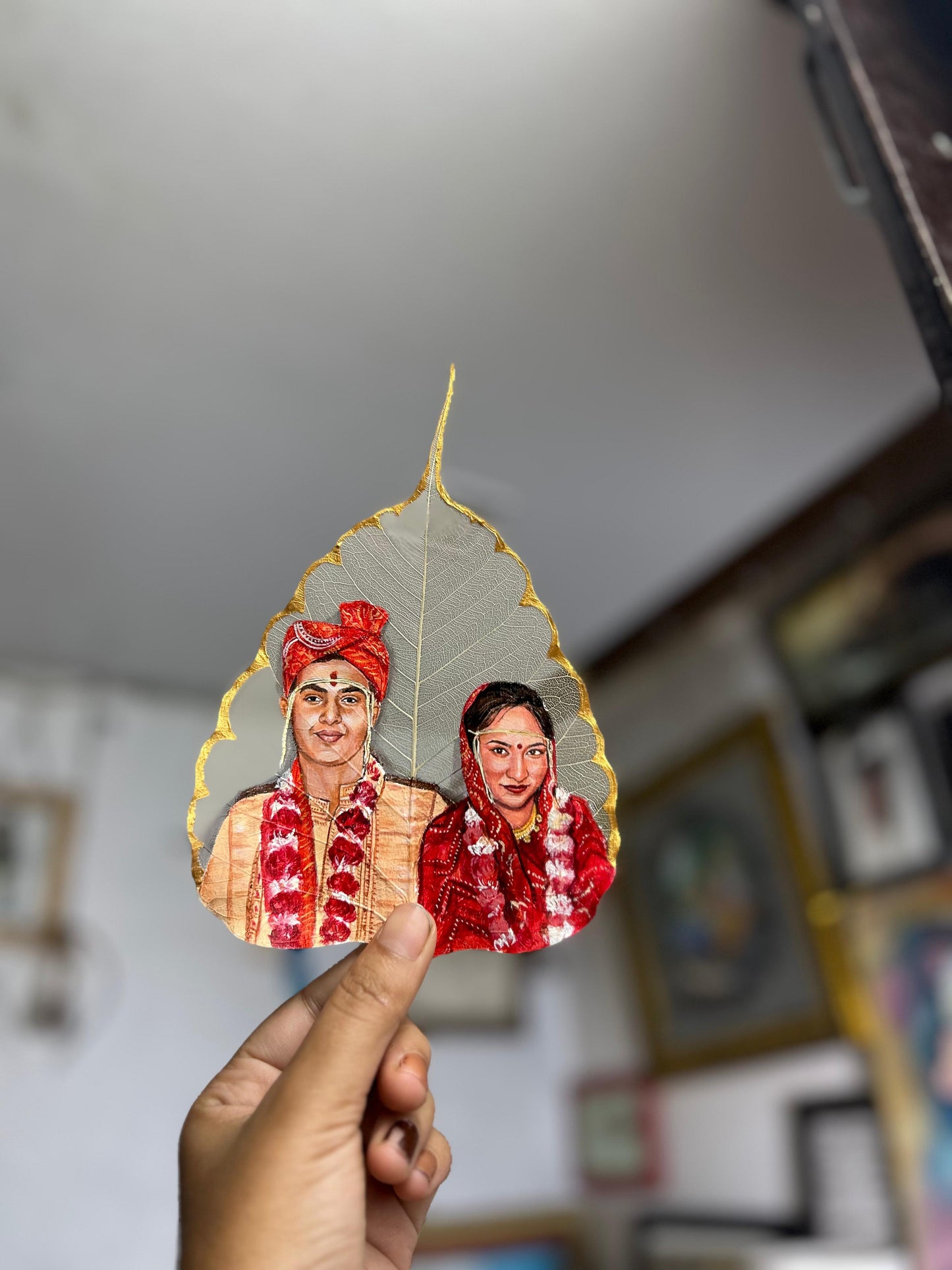 Leaf Art Painting