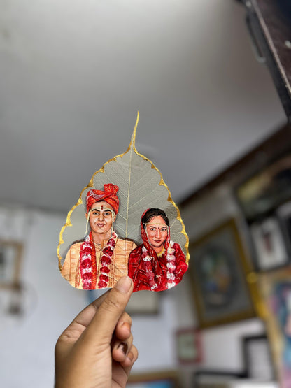 Leaf Art Painting